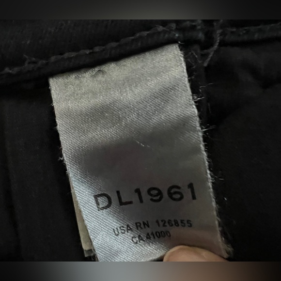 DL1961 FARROW ANKLE InstaSculpt High Rise Dark Wash Roosevelt Jeans Sz 31  32x29 - Picture 10 of 11